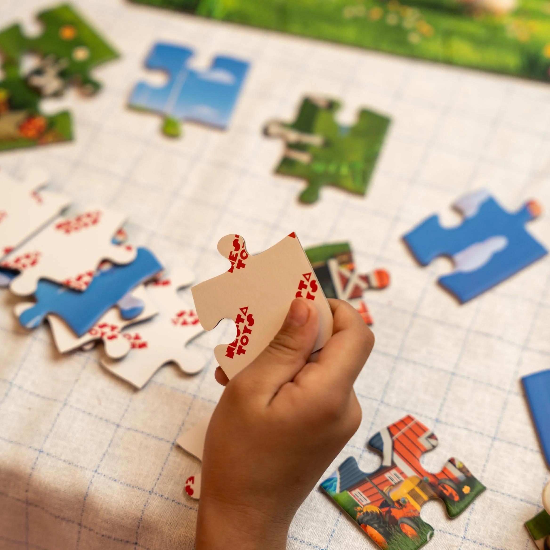 Farm Animals - 4 in 1 Level Up & Learn Jigsaw Puzzle (9 Pcs - 20 Pcs) - Image 7