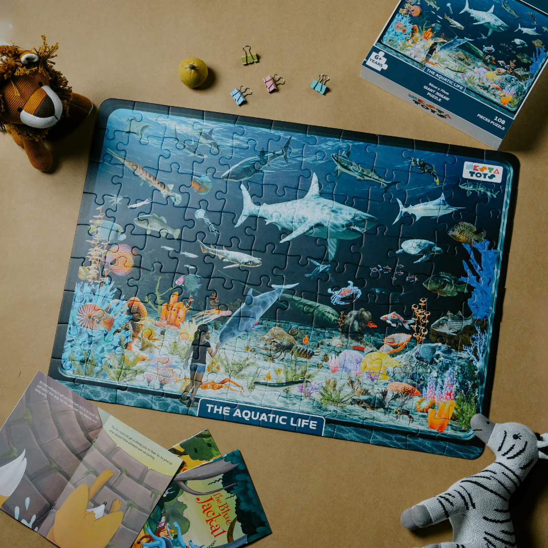 Aquatic Life Jigsaw Puzzle (108 Jumbo Pieces) - Image 3