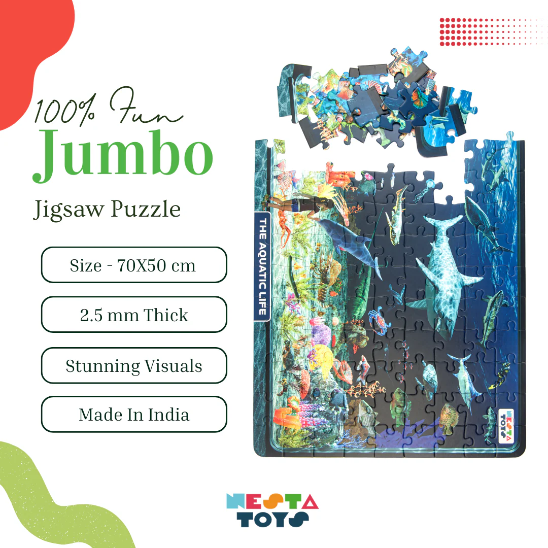 Aquatic Life Jigsaw Puzzle (108 Jumbo Pieces) - Image 8
