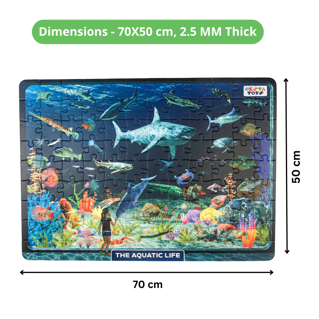 Aquatic Life Jigsaw Puzzle (108 Jumbo Pieces) - Image 9