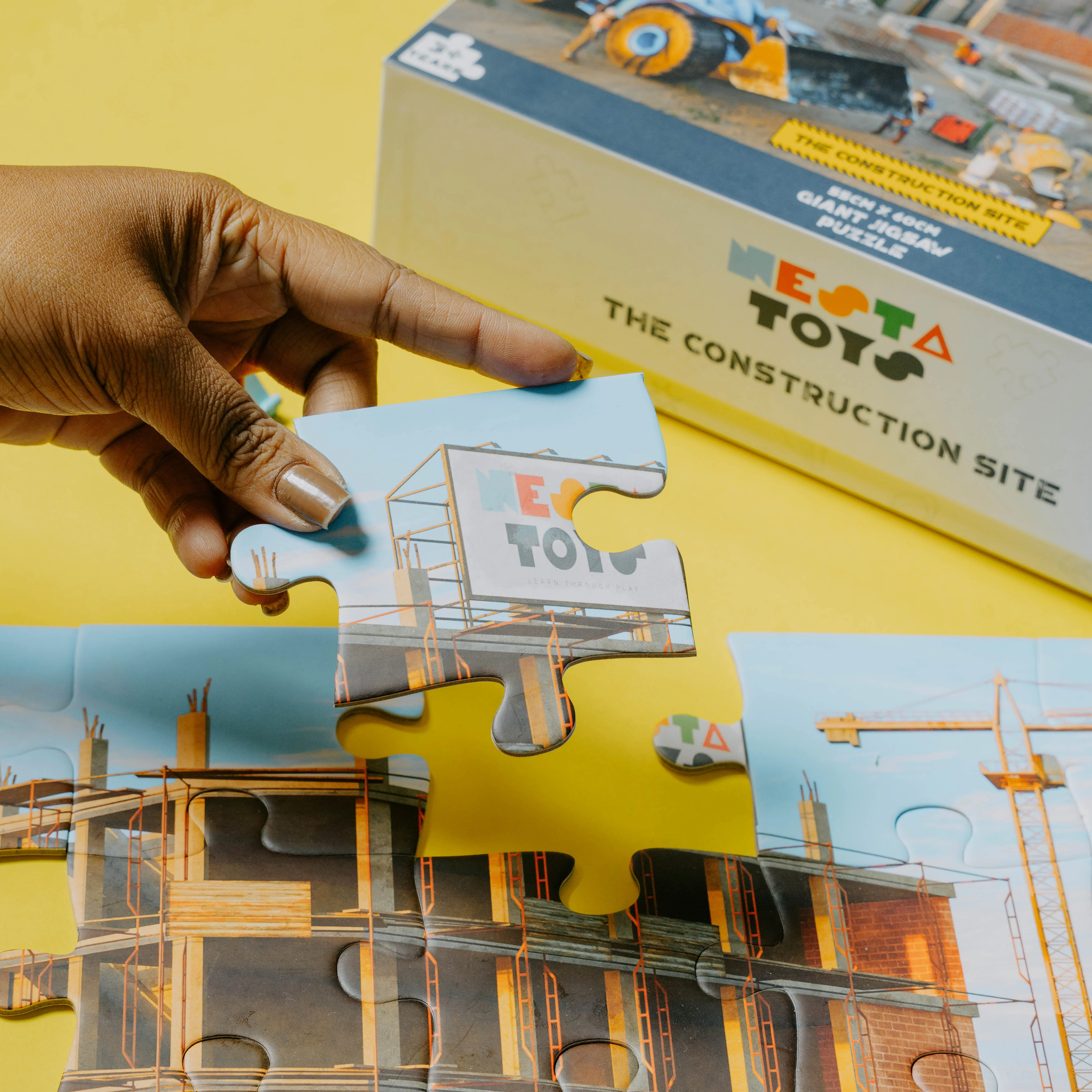 Construction Site Jigsaw Puzzle (64 Pcs) - Image 5