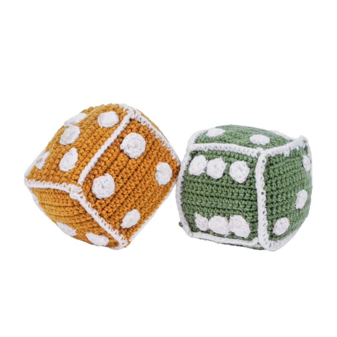 NESTA TOYS - Crochet Dice | Early Math Toy (2 Pcs) - Image 2