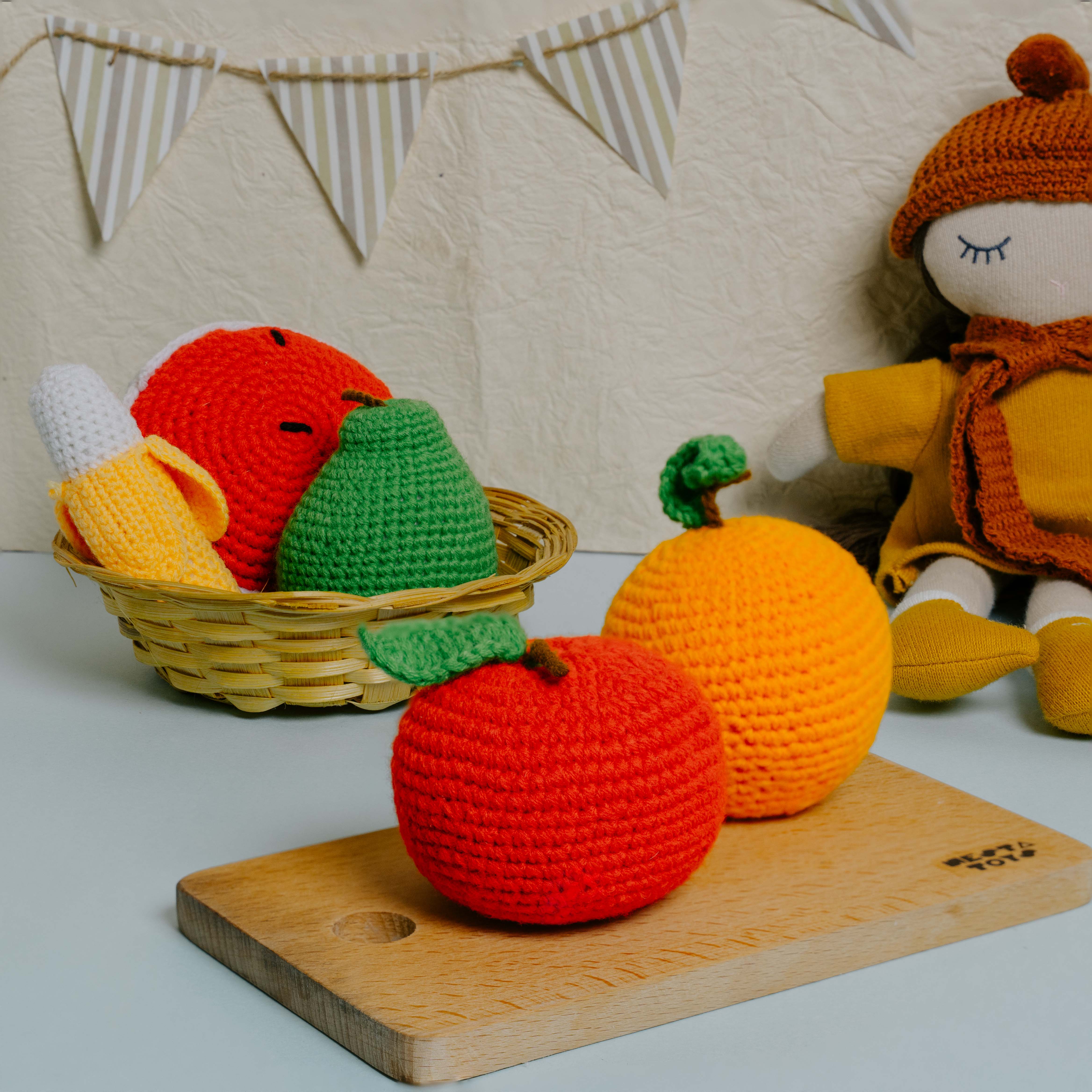 Crochet Fruit Toys | Play Food for Kids - Image 3