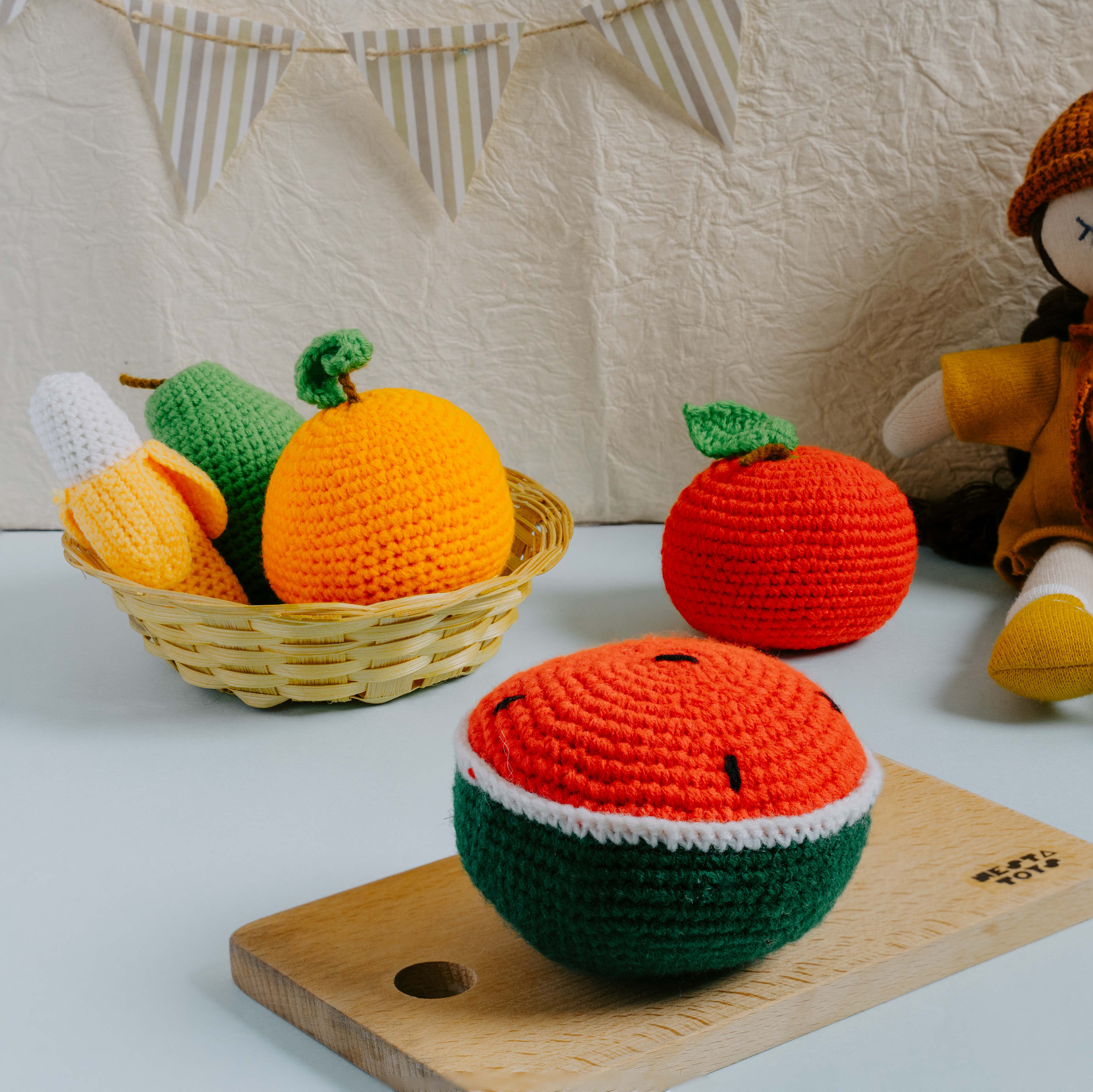 Crochet Fruit Toys | Play Food for Kids - Image 5