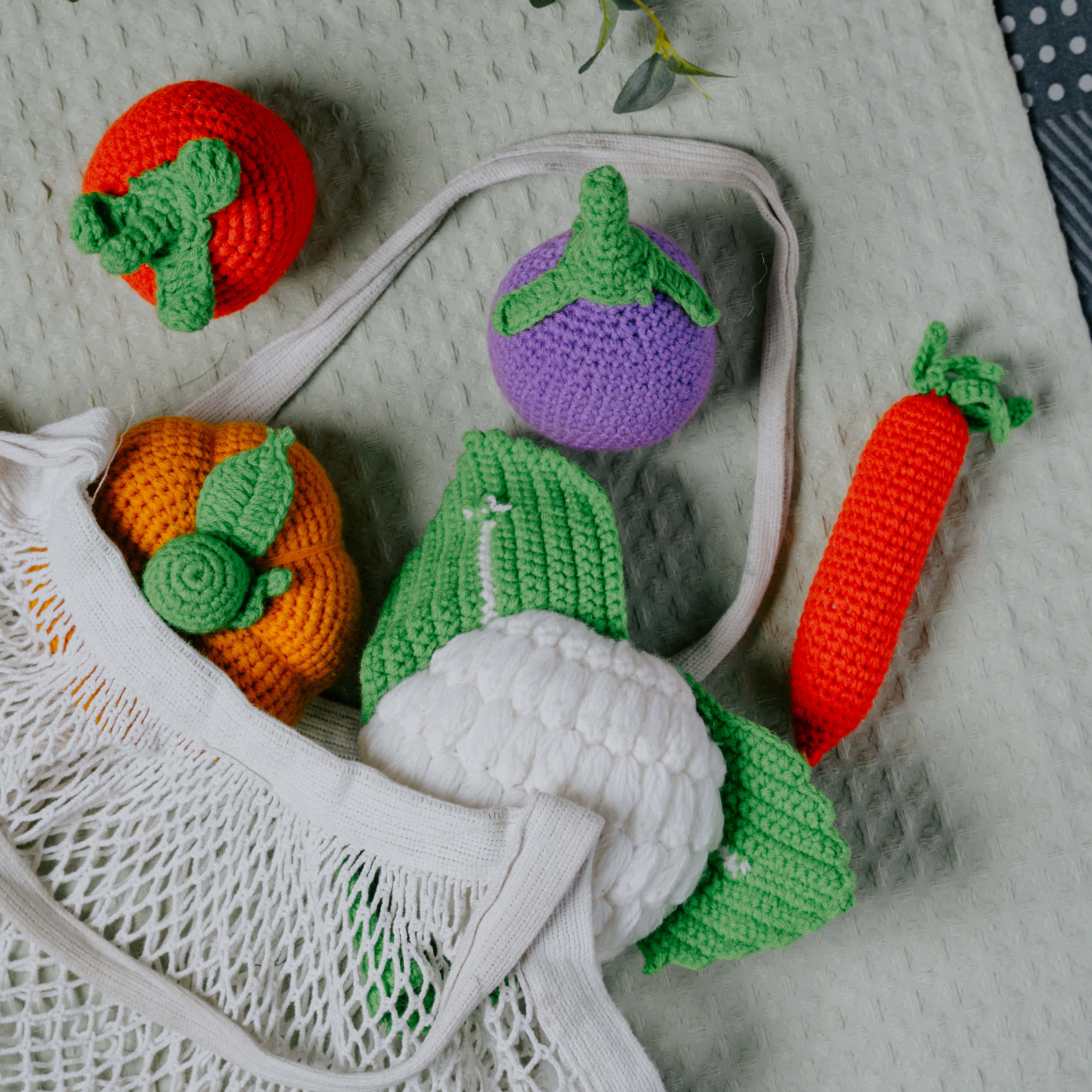 Crochet Vegetable Toys | Play Food for Kids - Image 3