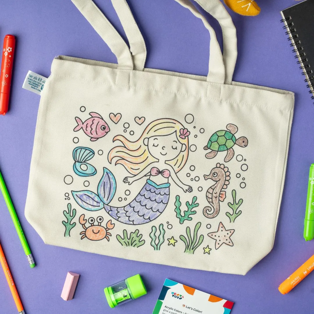 DIY Doodle Bag (Set of 2)– Princess & Mermaid Themes - Image 10