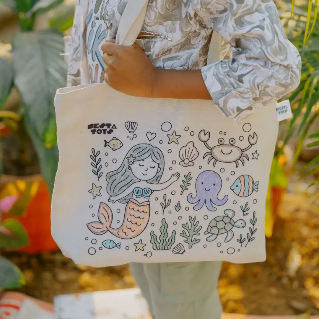 DIY Doodle Bag (Set of 2)– Princess & Mermaid Themes - Image 11