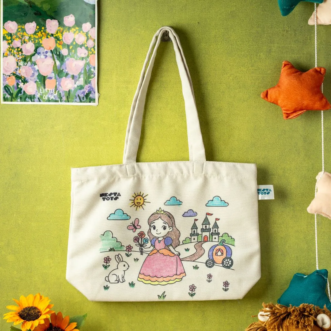 DIY Doodle Bag (Set of 2)– Princess & Mermaid Themes - Image 4