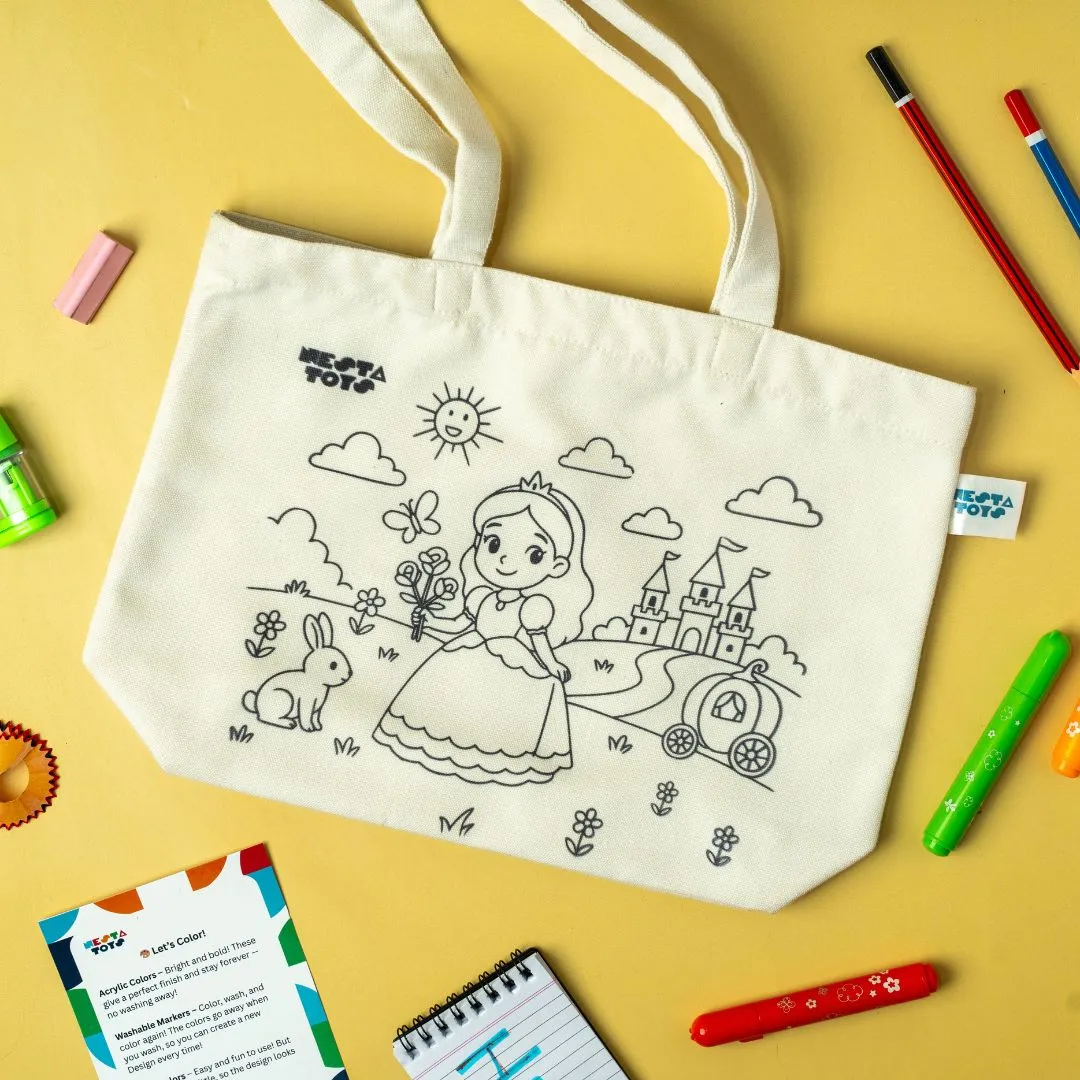 DIY Doodle Bag (Set of 2)– Princess & Mermaid Themes - Image 6