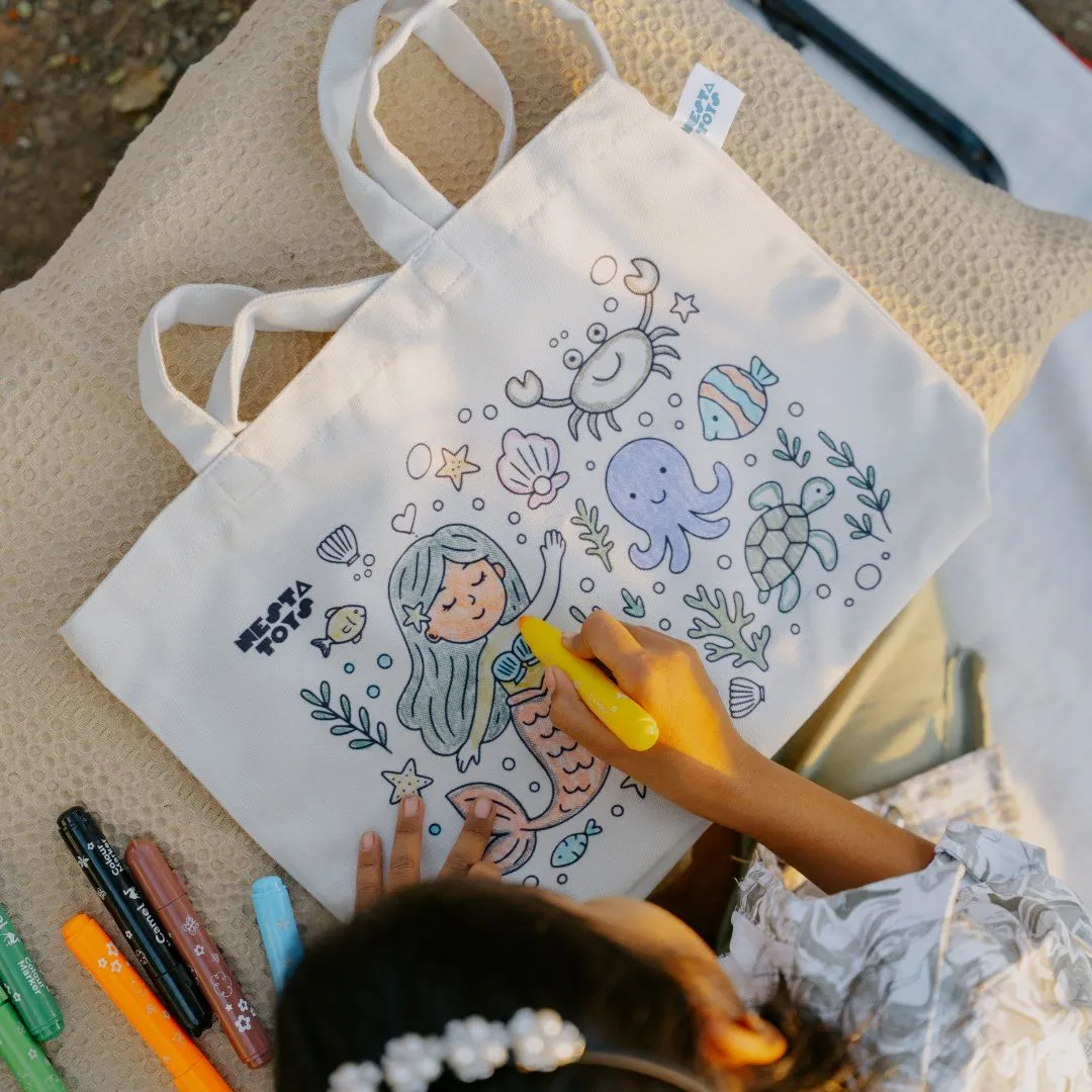 DIY Doodle Bag (Set of 2)– Princess & Mermaid Themes - Image 7