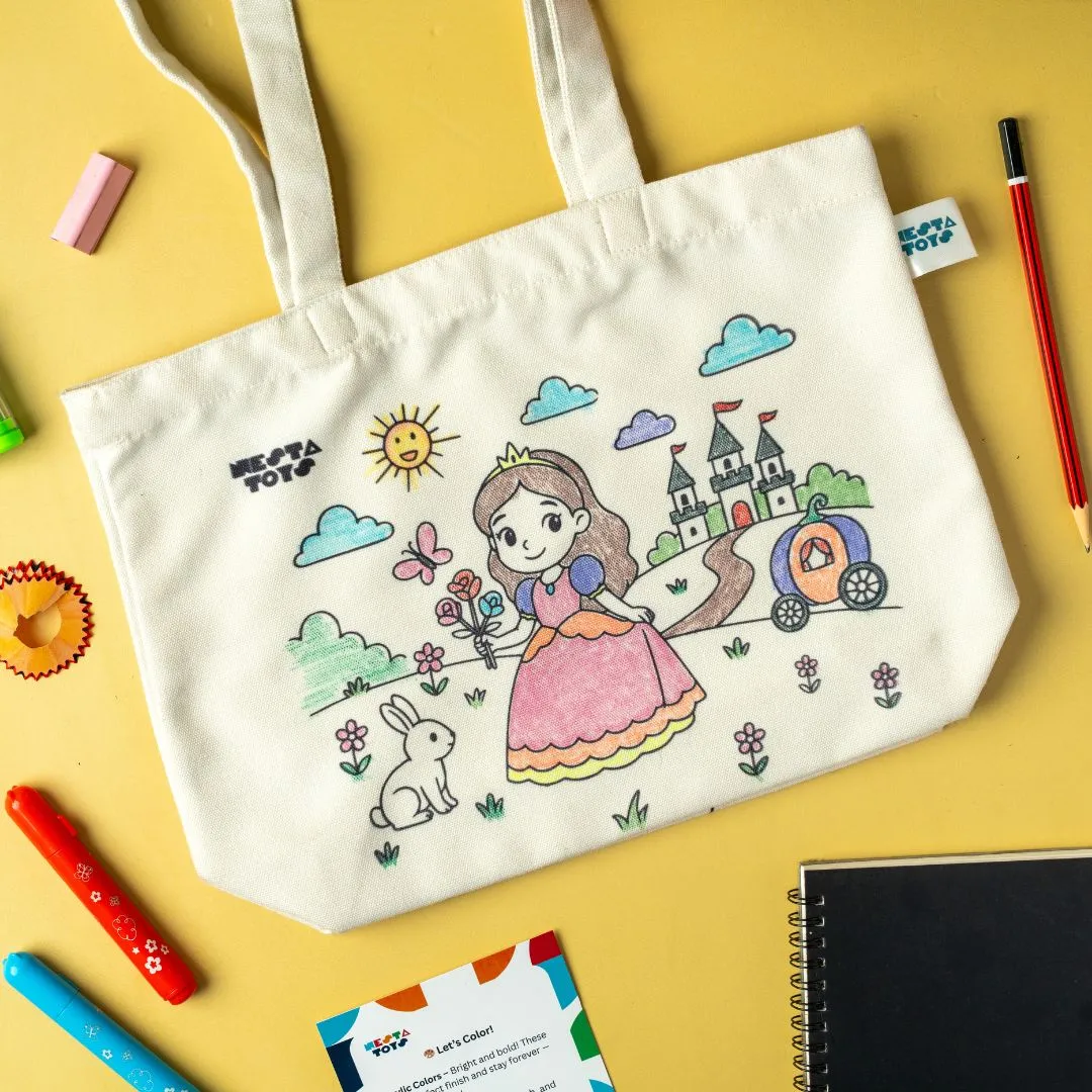DIY Doodle Bag (Set of 2)– Princess & Mermaid Themes - Image 8