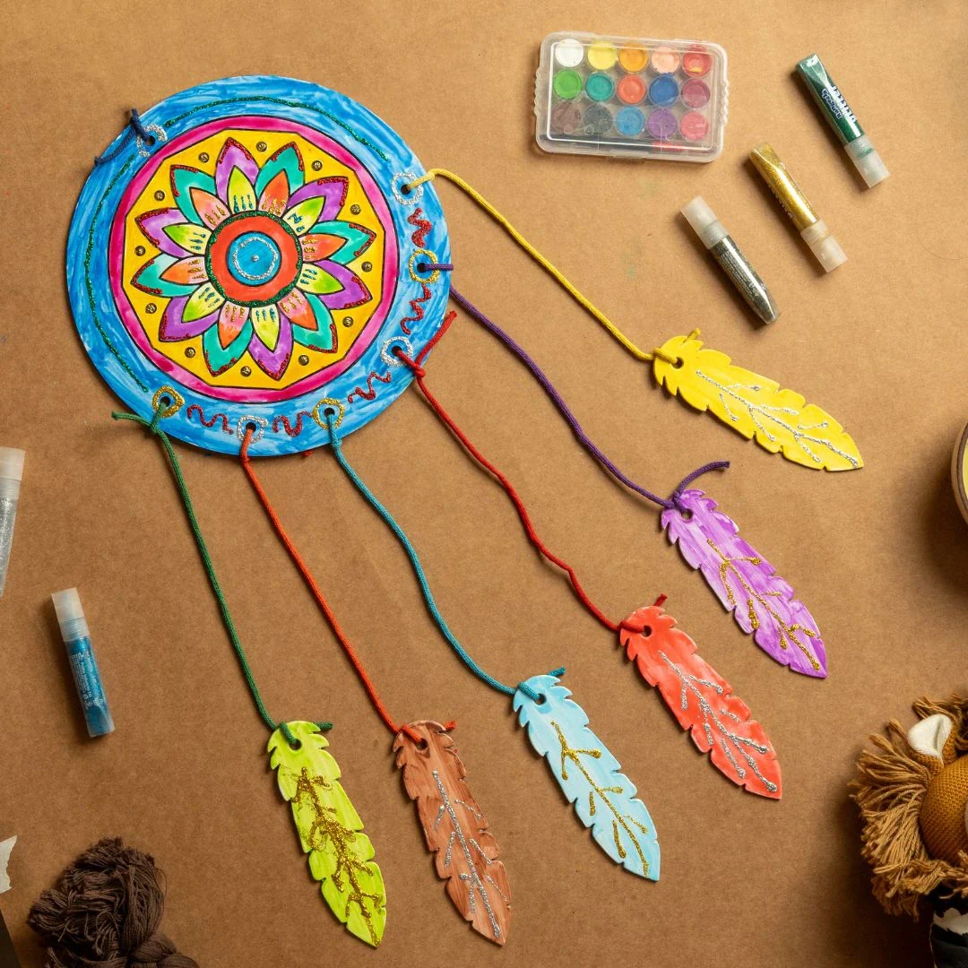 DIY Dream Catcher - Mandala Art for Kids - Image 16