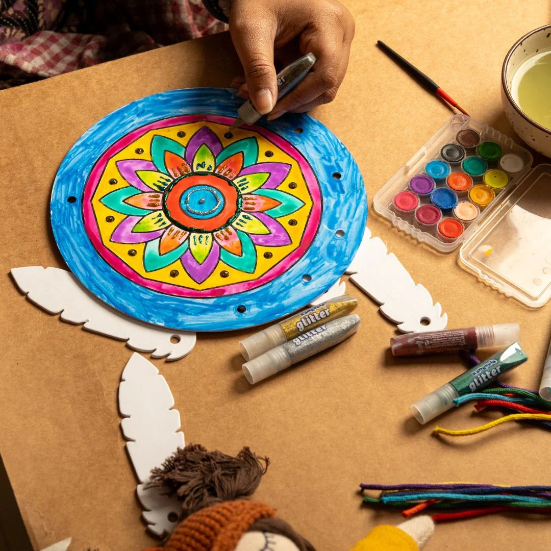 DIY Dream Catcher - Mandala Art for Kids - Image 17