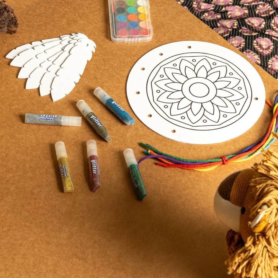 DIY Dream Catcher - Mandala Art for Kids - Image 3