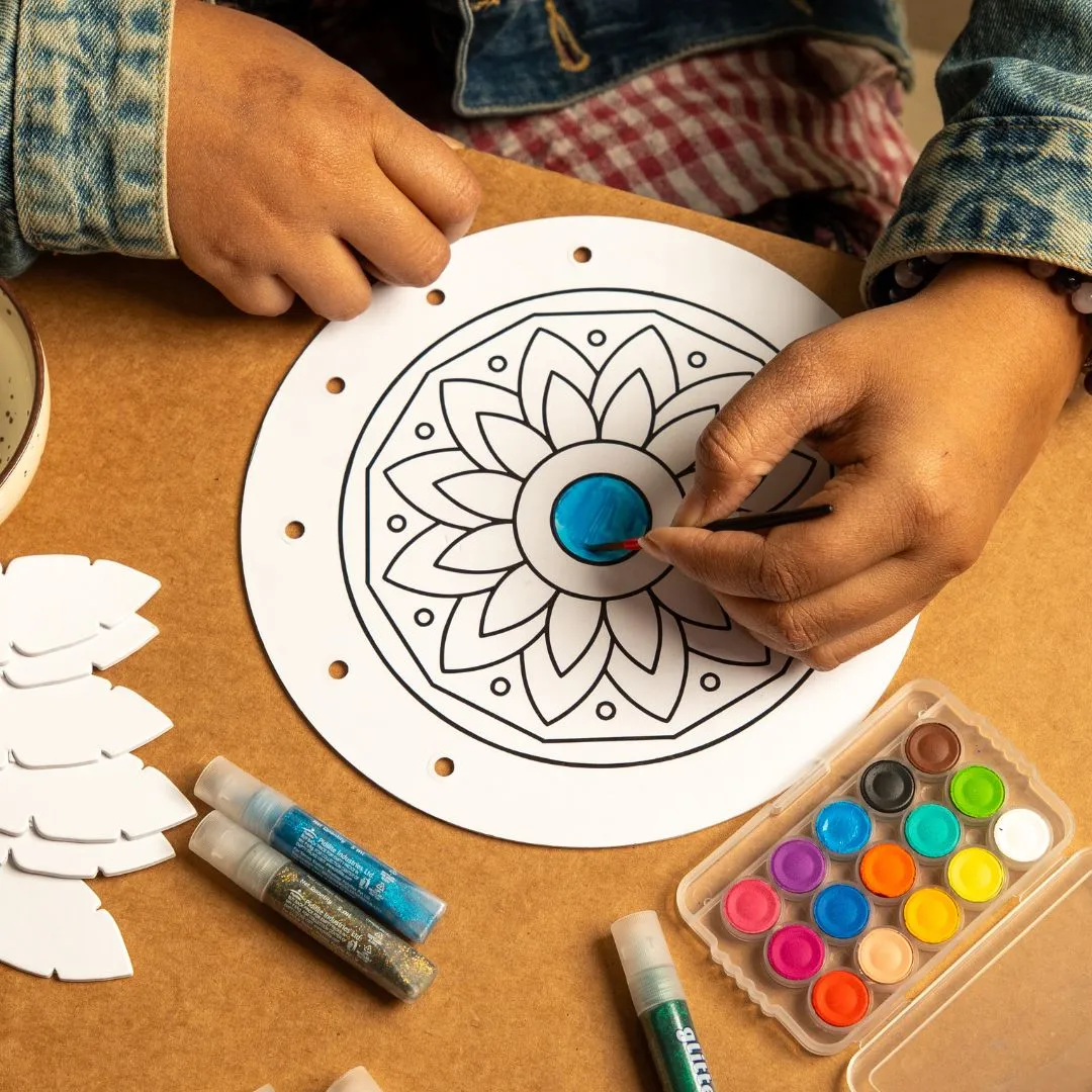 DIY Dream Catcher - Mandala Art for Kids - Image 9