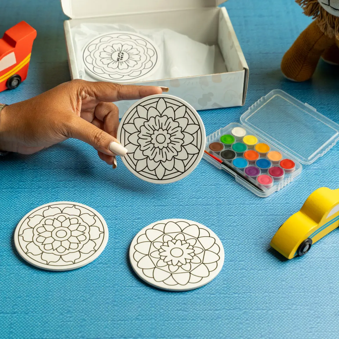 DIY Fridge Magnet - Mandala Art - Image 4