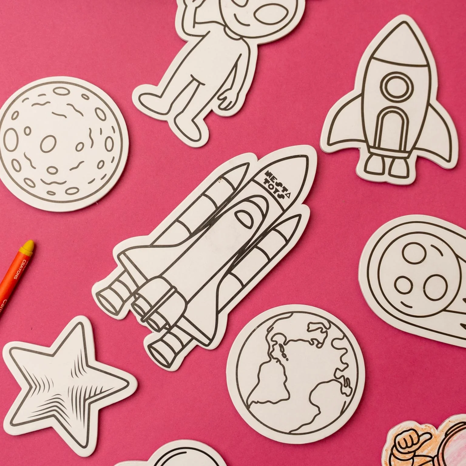 DIY Fridge Magnet - Space - Image 4