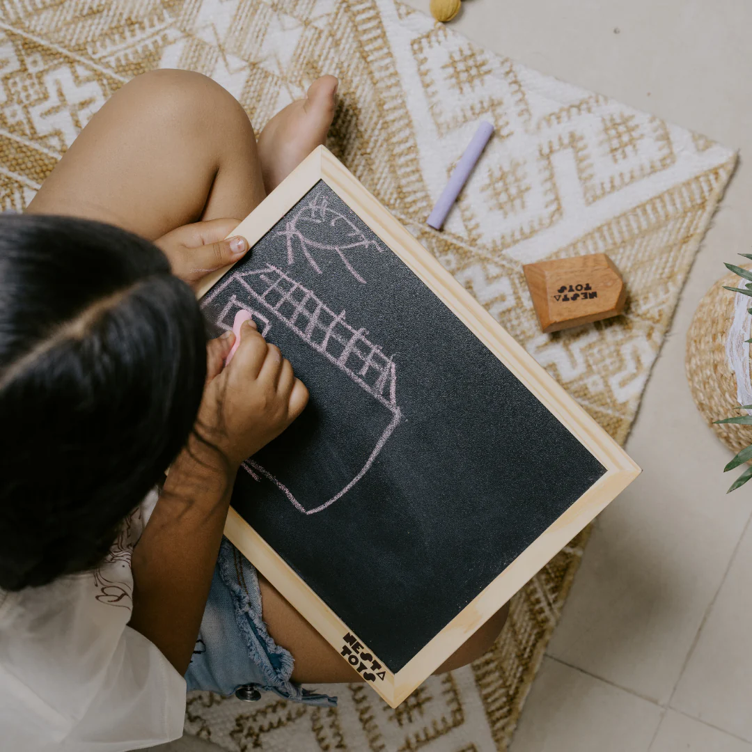 Double Sided Blackboard Slate | Pre-writing Toys for Kids - Image 4