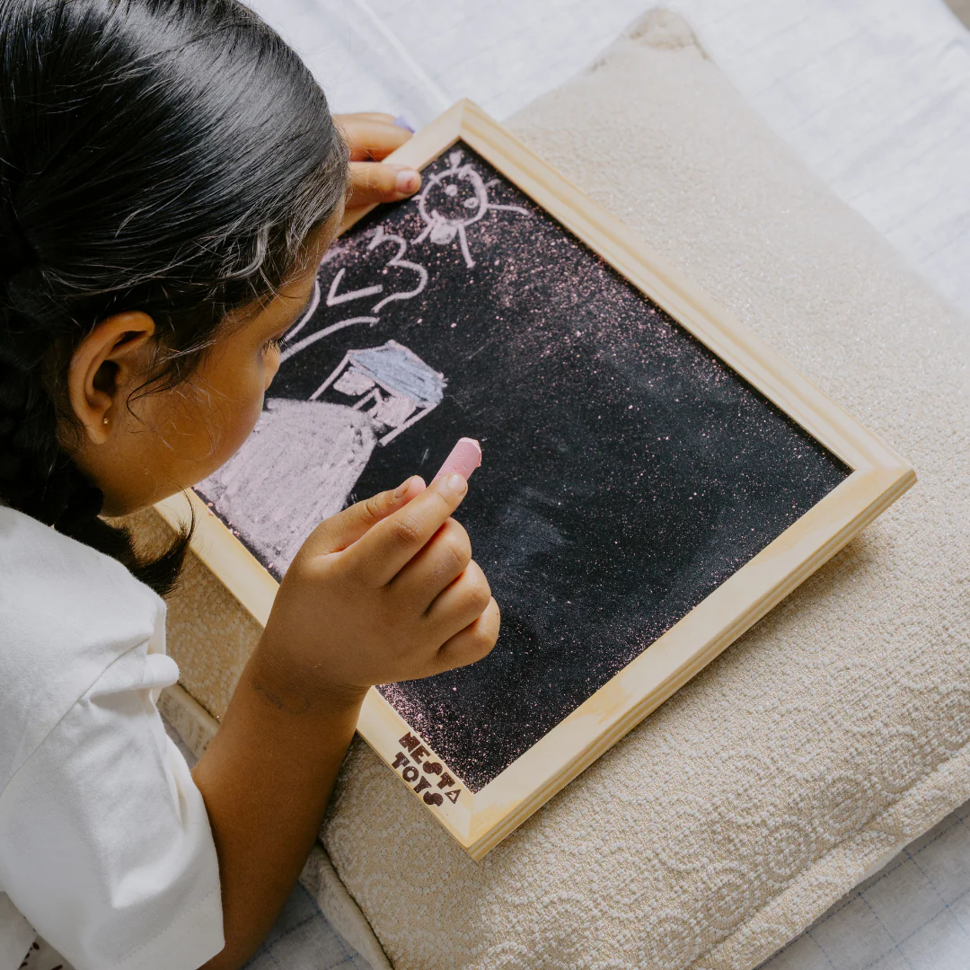 Double Sided Blackboard Slate | Pre-writing Toys for Kids - Image 7