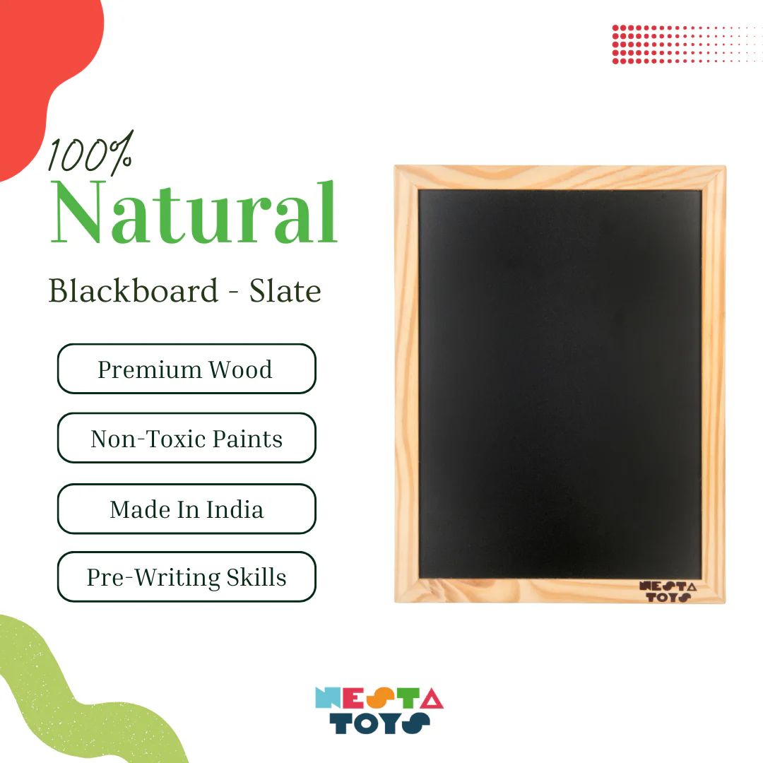 Double Sided Blackboard Slate | Pre-writing Toys for Kids - Image 8