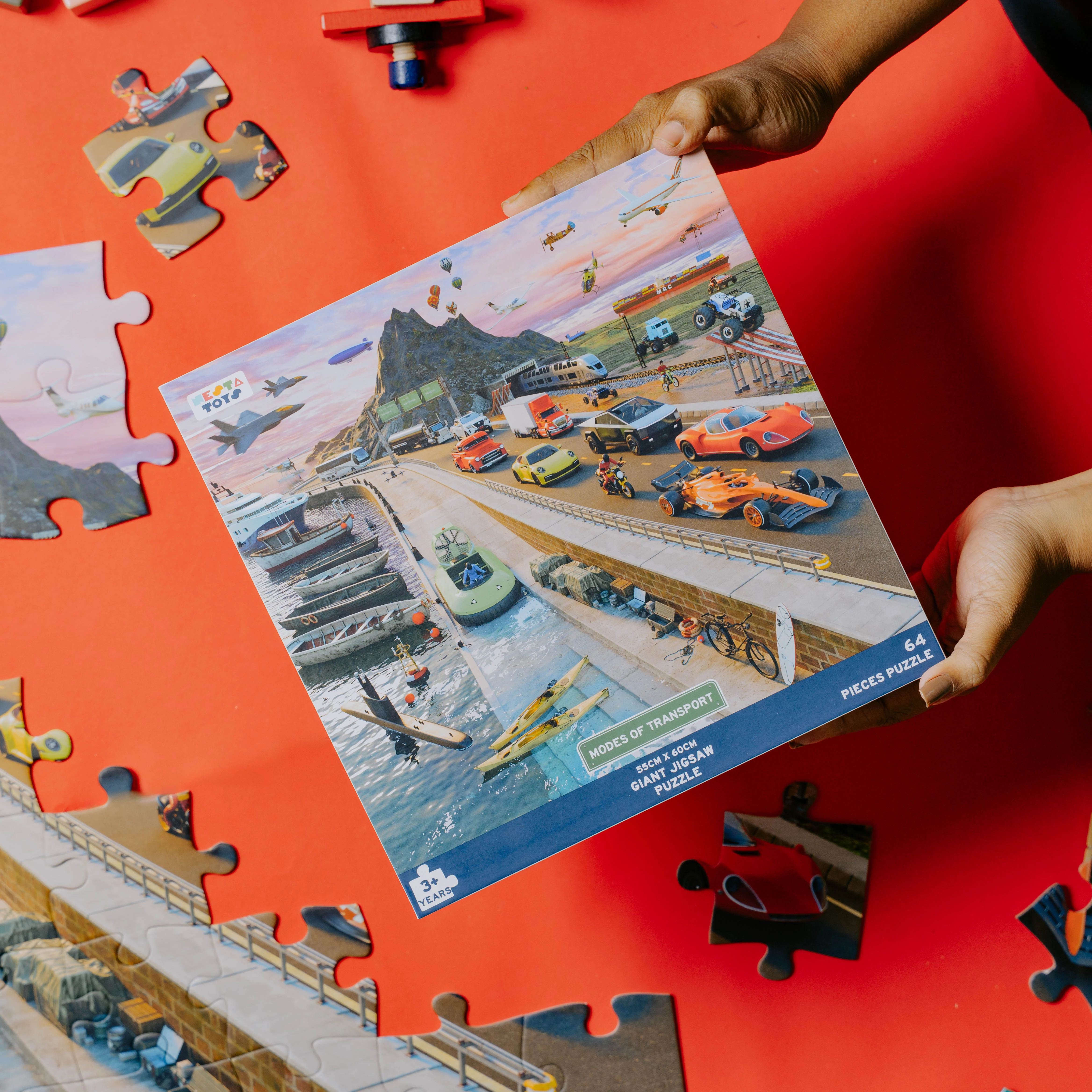 Modes of Transport Jigsaw Puzzle (64 Pcs) - Image 5
