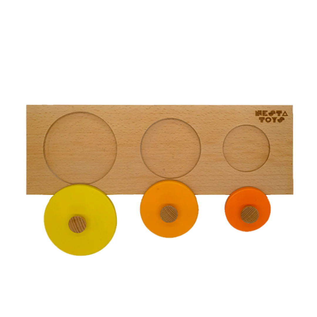 Montessori Circle Seriation Puzzle - Image 4