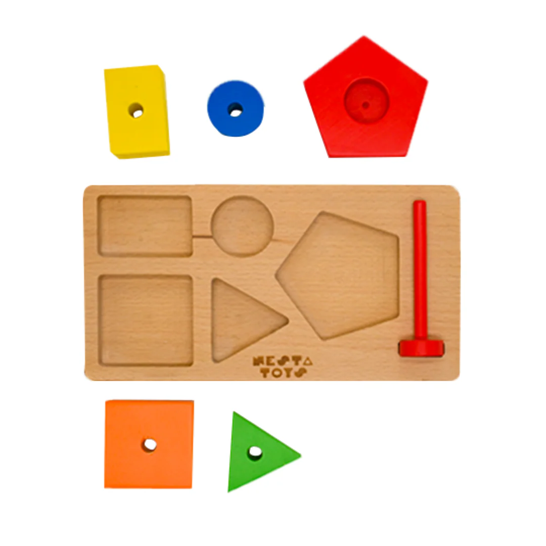 NESTA TOYS - Montessori Stacker | Shape Sorter - Image 3