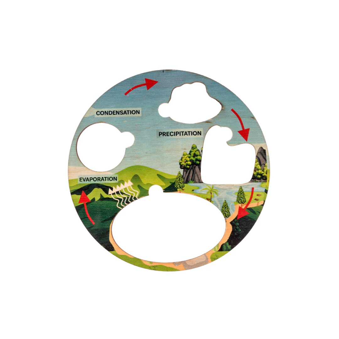 NESTA TOYS - Montessori Wooden Water Cycle Puzzle | Educational STEM Learning Toy - Image 9