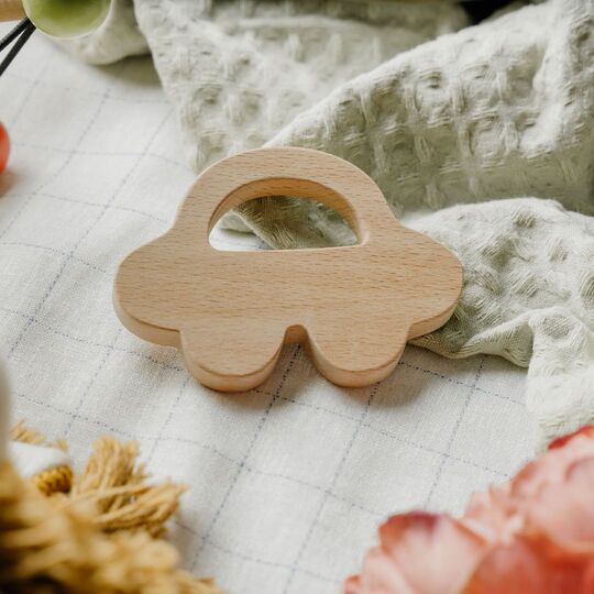 Wooden Car Teether (Beech Wood) - Image 3