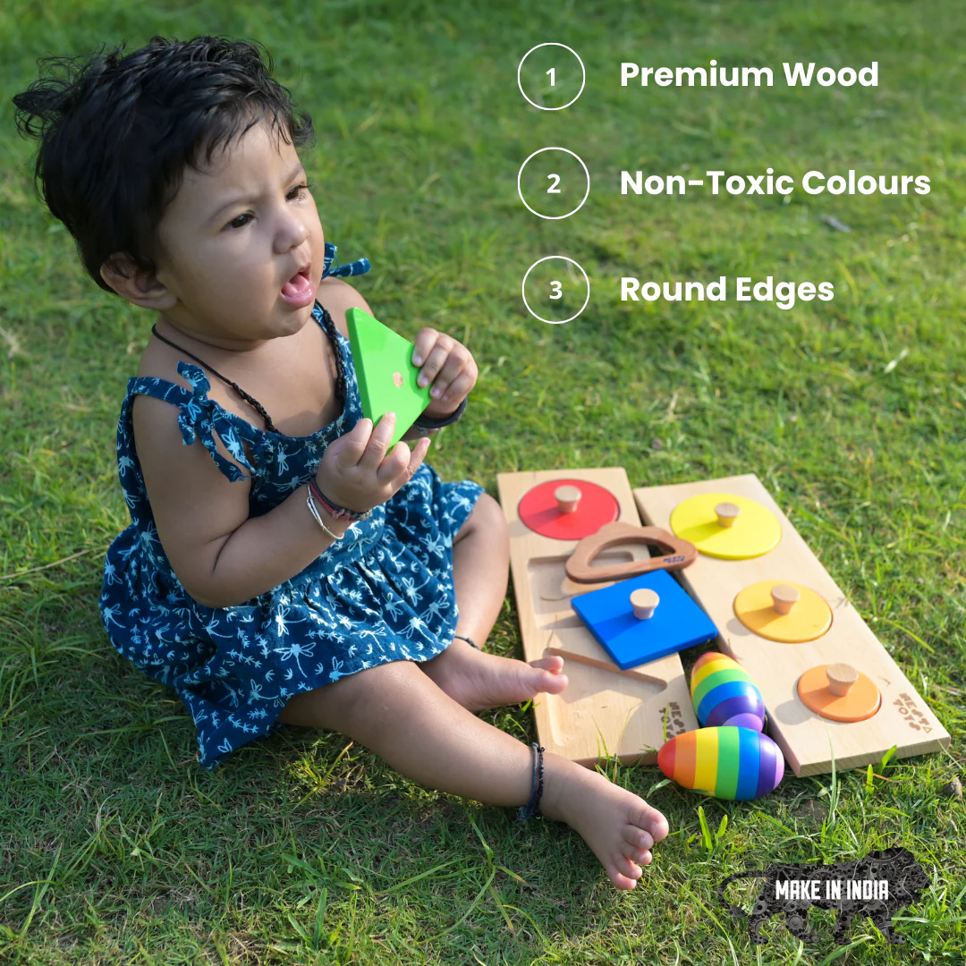 Beech Wooden Cloud Teether (0-1.5 years) - Image 3