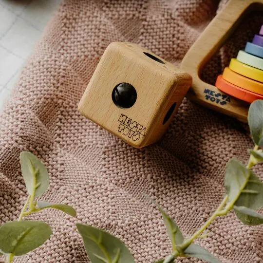 Wooden Cube Rattle - Image 2
