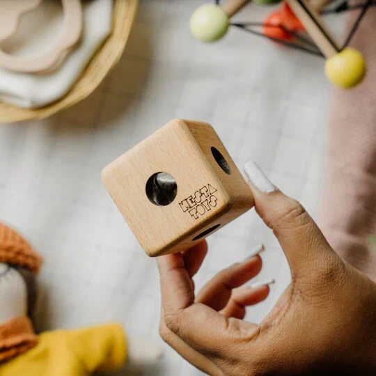 Wooden Cube Rattle - Image 3