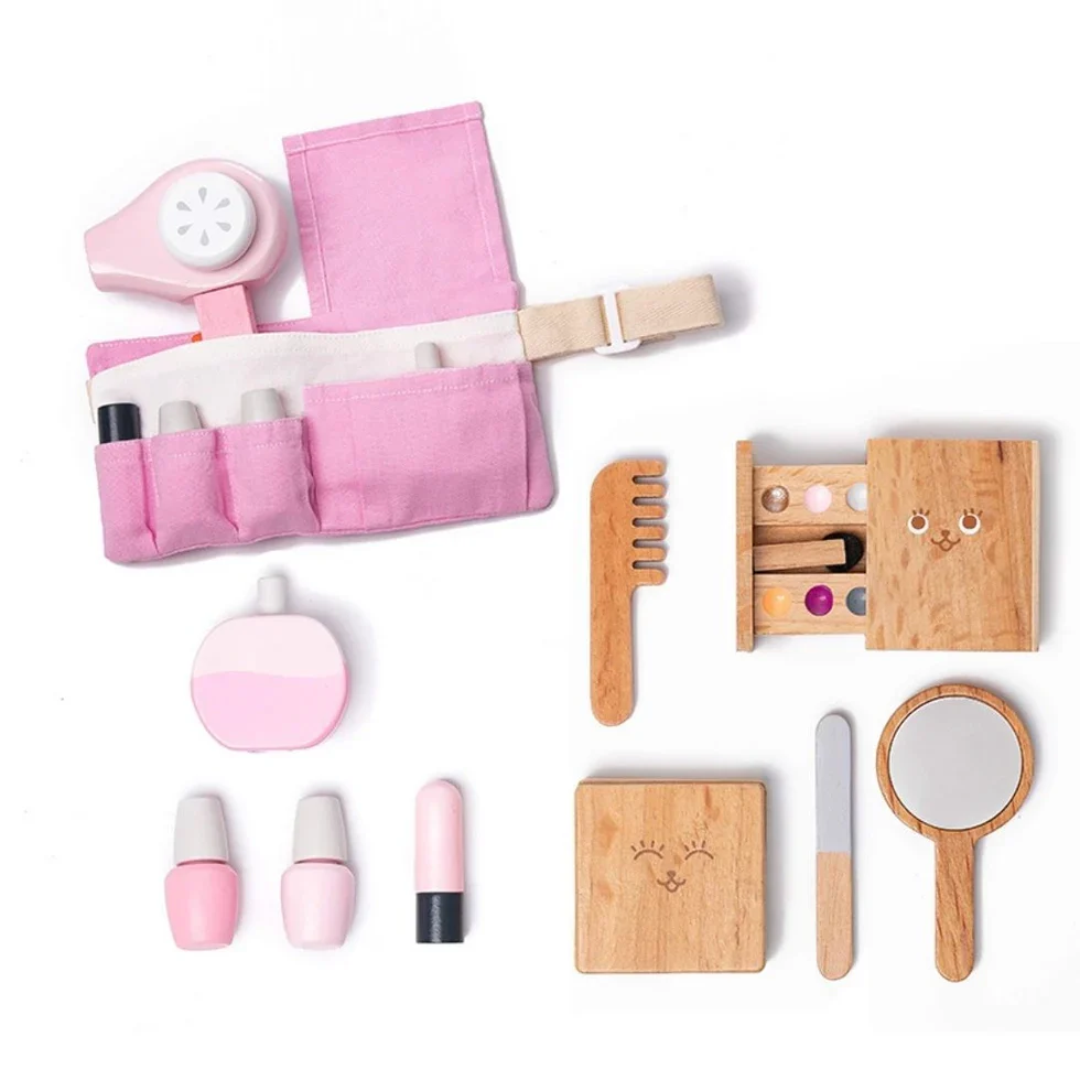 Wooden Makeup Set Toy (12 Pcs) - Image 2