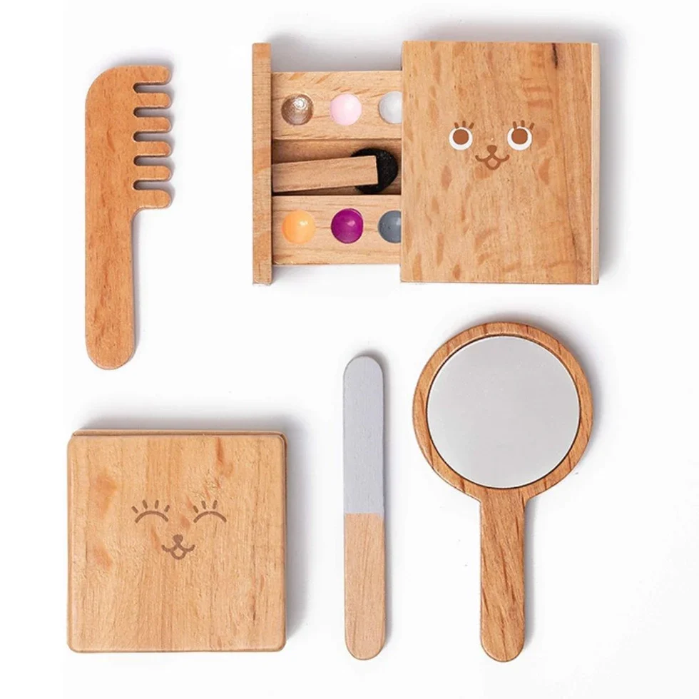 Wooden Makeup Set Toy (12 Pcs) - Image 6